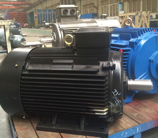 圖為西安西瑪電機生產(chǎn)的YE5系列高效三相異步電機照片 圖為西安西瑪電機生產(chǎn)的YE5系列高效三相異步電機照片